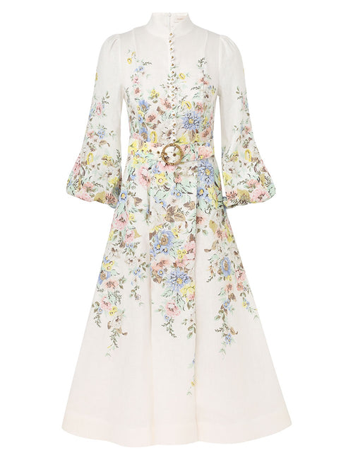 ZIMMERMANN - MATCHMAKER BUTTONED MIDI DRESS