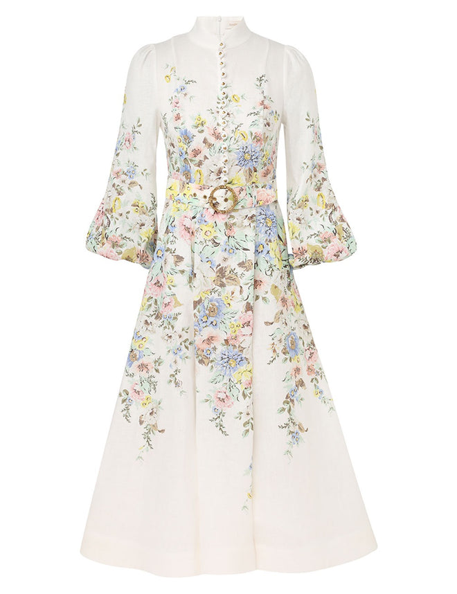 ZIMMERMANN - MATCHMAKER BUTTONED MIDI DRESS