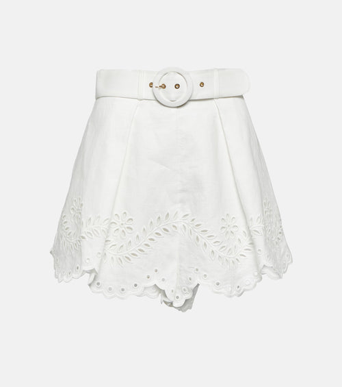 ZIMMERMANN - JUNIE EMBROIDERED SHORT