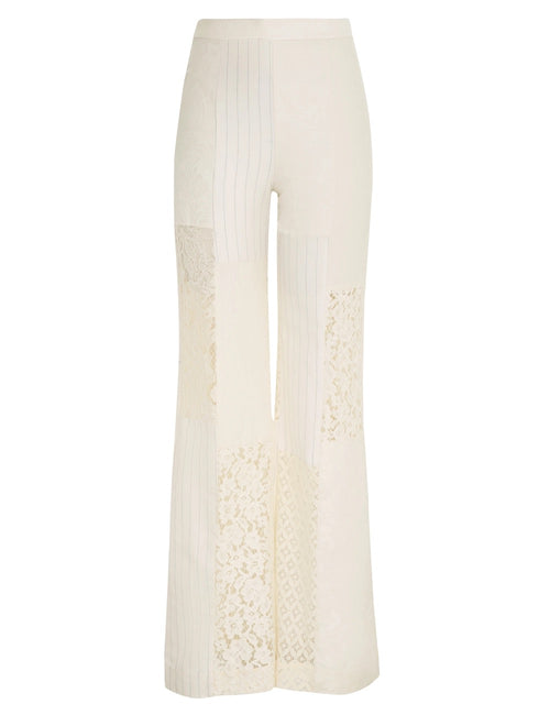 ZIMMERMANN - LUMINOSITY PATCH LACE PANT