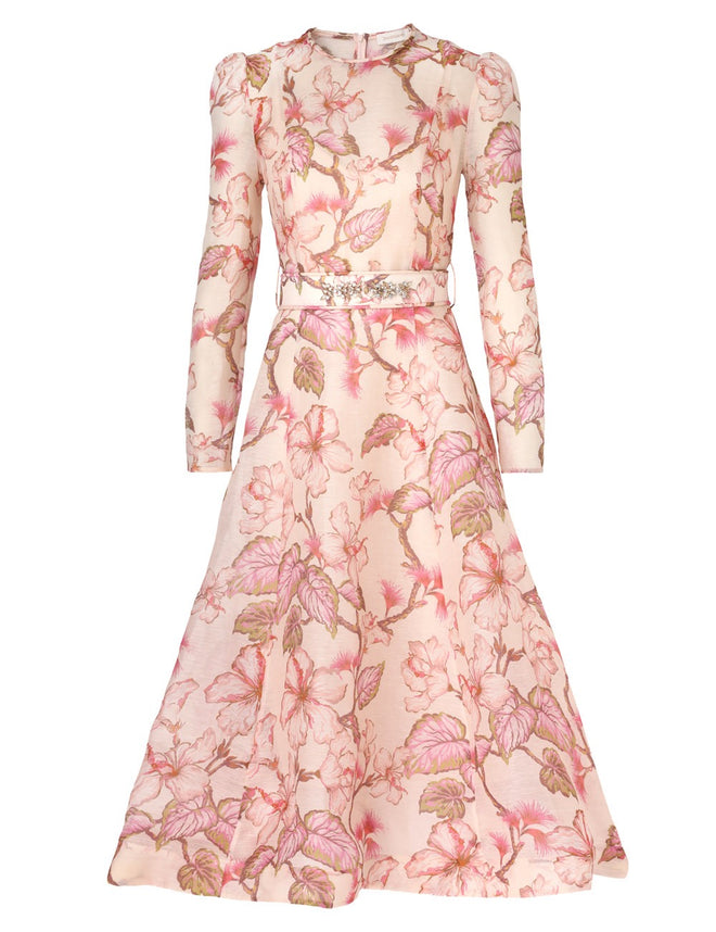 ZIMMERMANN - MATCHMAKER FLORAL MIDI DRESS