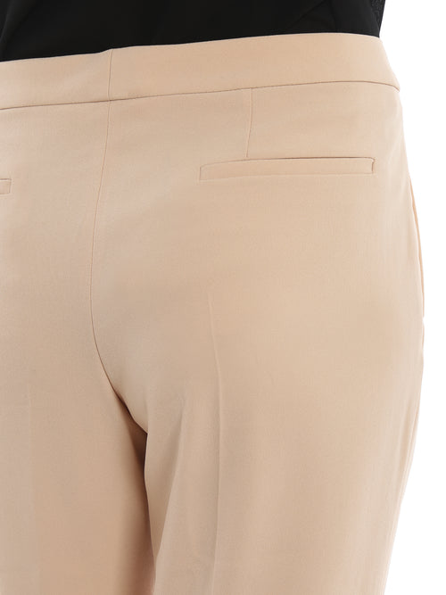 CHLOE' Lightweight crepe tapered trousers