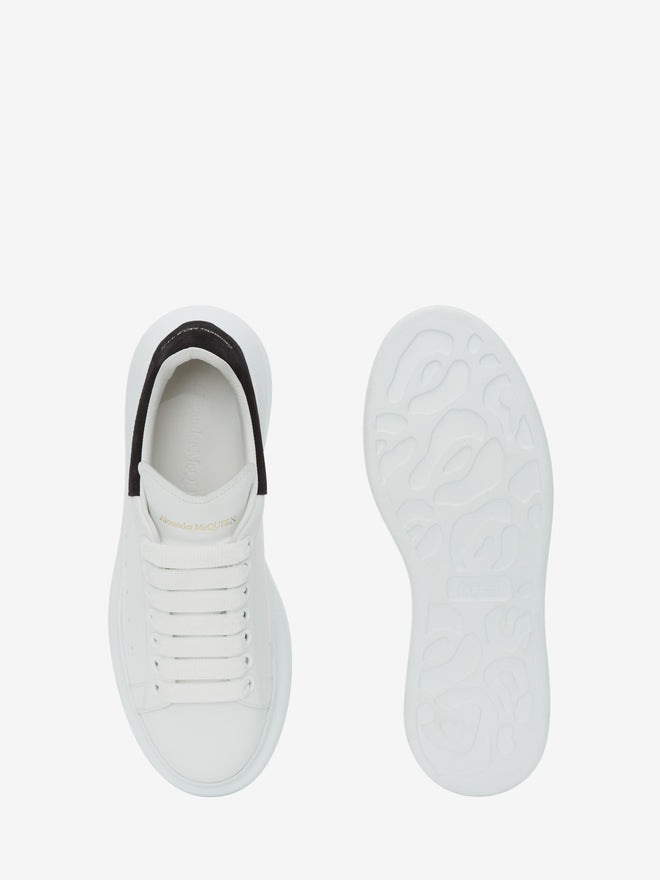 Alexander McQueen Oversized Sneaker in White/Black