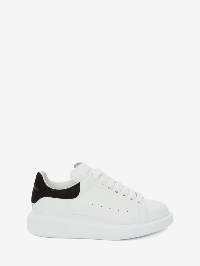 Alexander McQueen Oversized Sneaker in White/Black