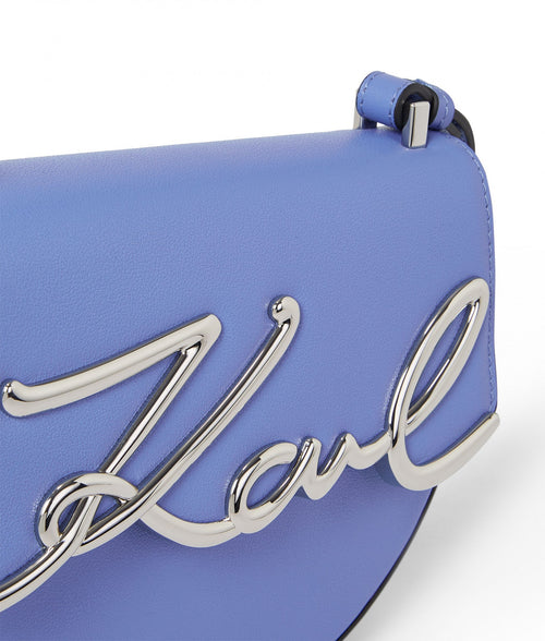 KARL LAGERFELD -  K/SIGNATURE SMALL SADDLE BAG