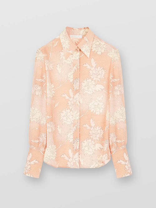 CHLOE Printed Silk Blouse