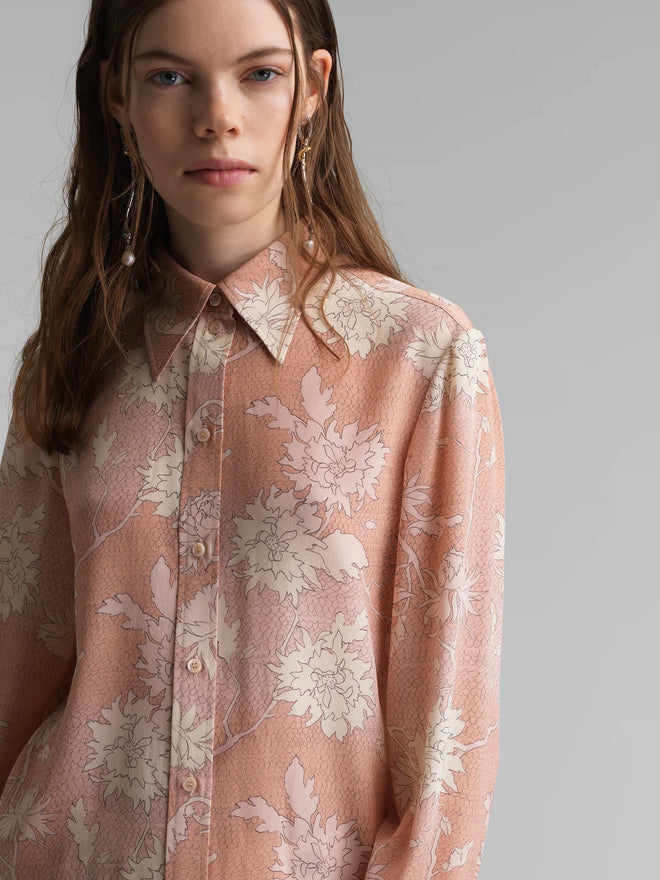 CHLOE Printed Silk Blouse